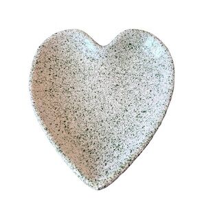 𝅺heart Shaped Splatter Glazed Dish